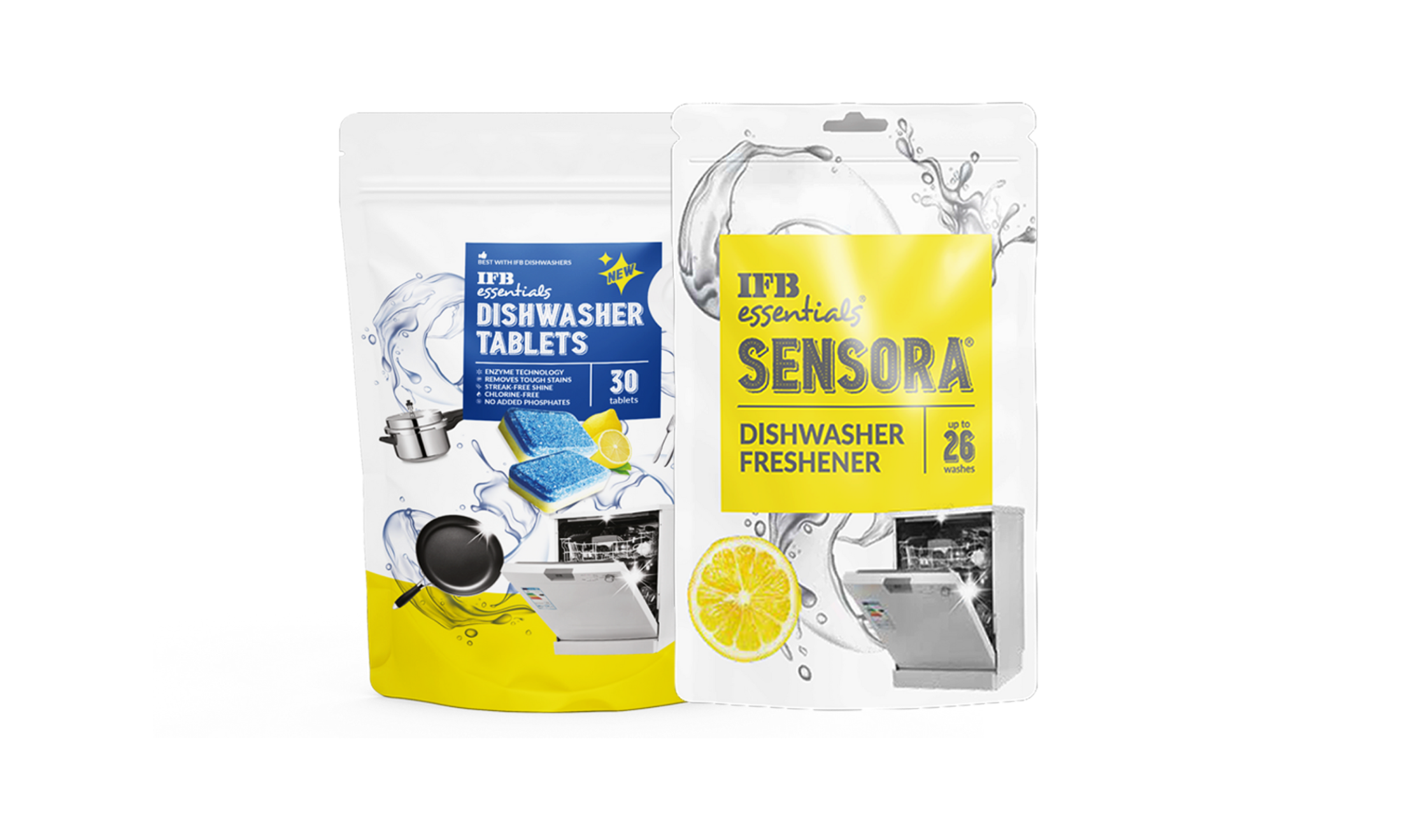 Dishwasher tablets + Sensora Dishwasher Freshener