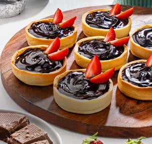 Chocolate and Strawberry Tart