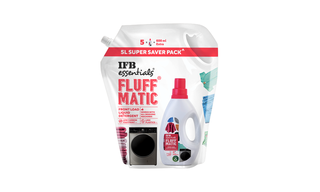 Fluff Matic Front Load Liquid Detergent - 5L Super Saver Refill Pack
