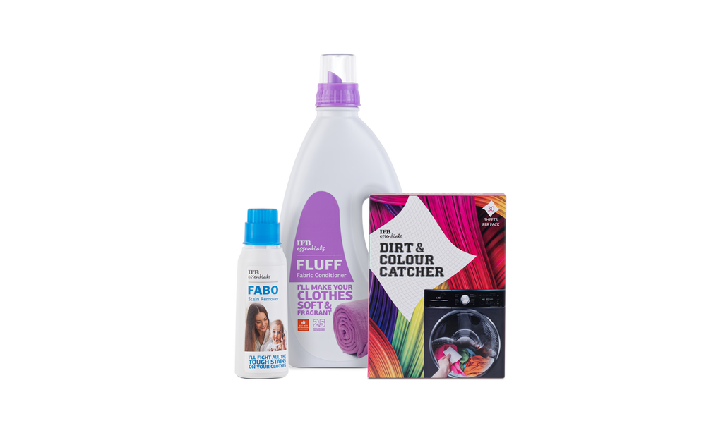 Fabo  + Dirt & Colour Catcher + Fluff Conditioner
