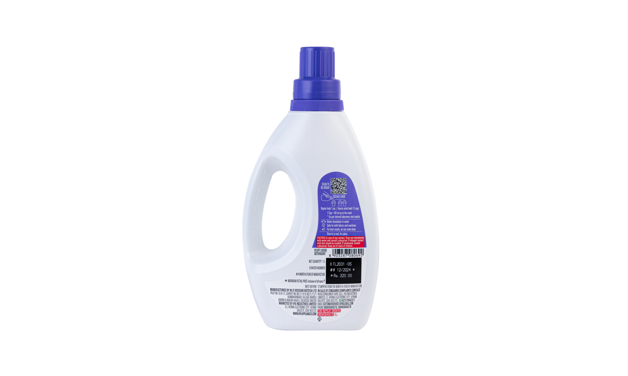 Fluff Top Load + Fluff  Fabric Conditioner