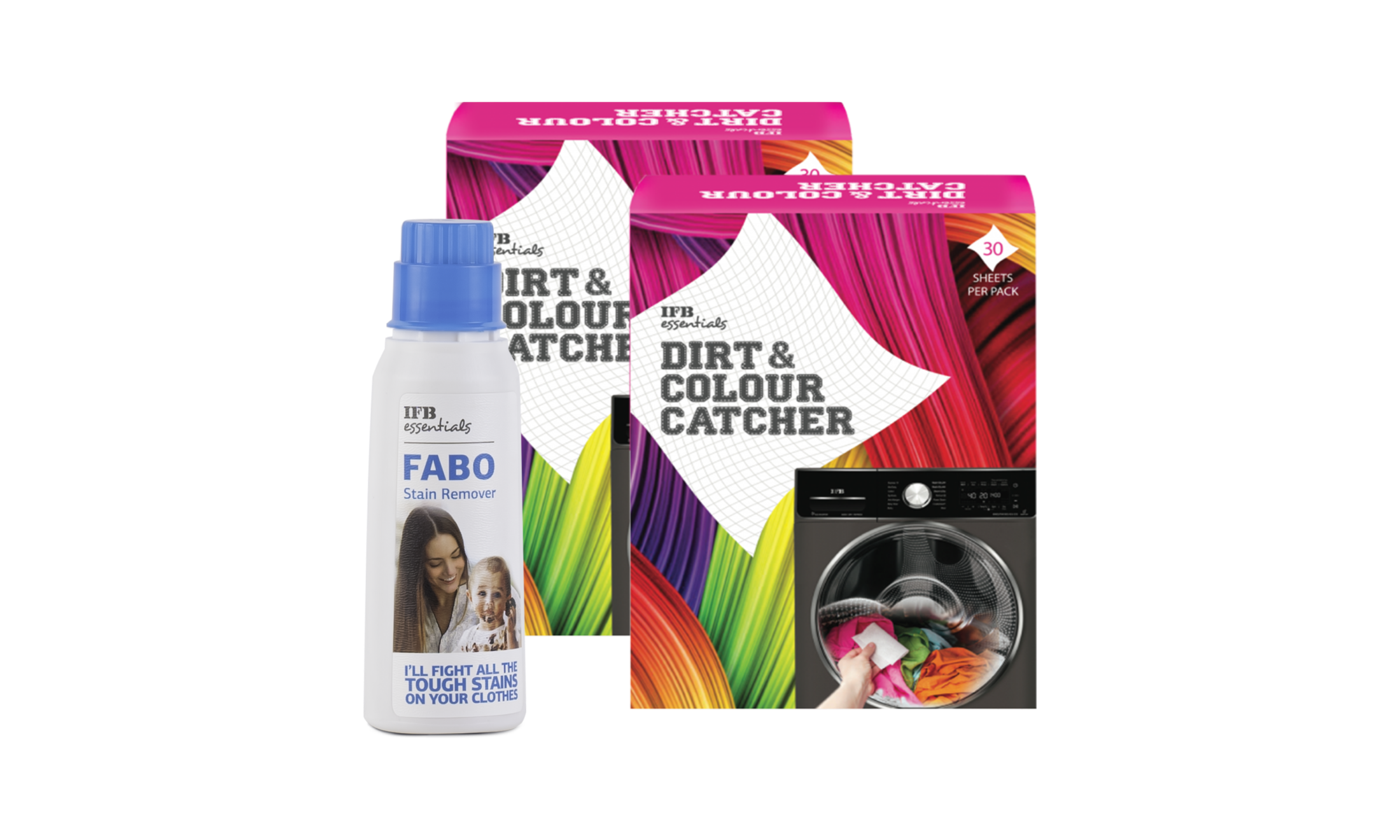 Colour & Dirt Catcher (2 Pack) - 1 Fabo