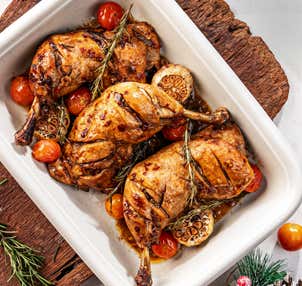Rosemary Garlic Roast Chicken